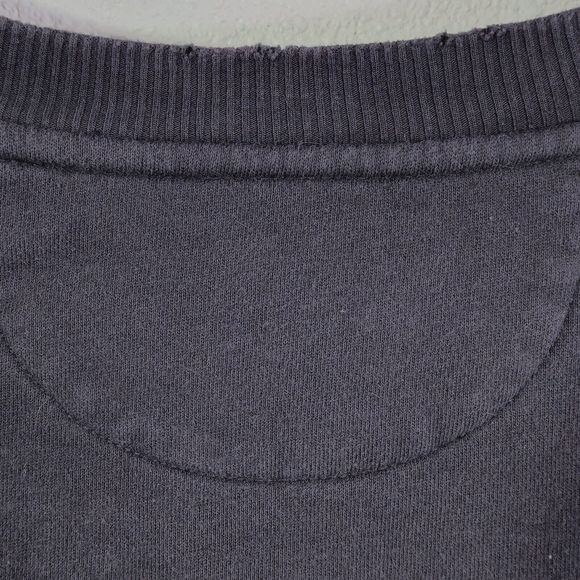 American Eagle Women's Nirvana Sweatshirt Gray Medium Distressed Vintage Style - Picture 6 of 8